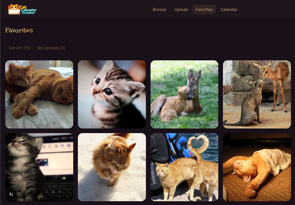 Cat Calendar Creator